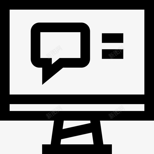 聊天实时pcsvg_新图网 https://ixintu.com 聊天 实时 信息 即时 友谊 快速 电脑 通讯 泡泡 短信 粗体