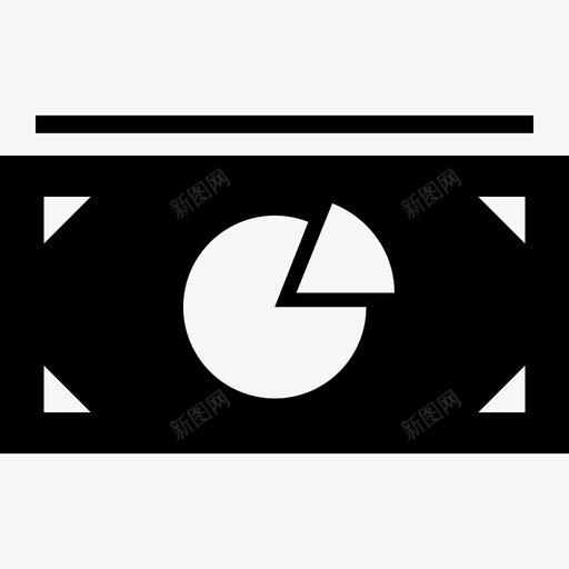 饼图不货币svg_新图网 https://ixintu.com 饼图 货币 金融 持有 黄金 美元 粗体 卖出 字形
