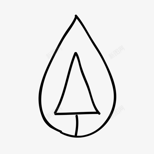树滴手绘液体svg_新图网 https://ixintu.com 树滴 手绘 液体 水滴