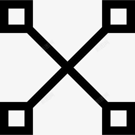 抽象十字抽象1加粗svg_新图网 https://ixintu.com 抽象 十字 加粗
