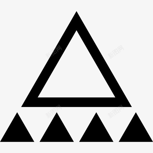 抽象三角形抽象4粗体svg_新图网 https://ixintu.com 抽象 三角形 粗体