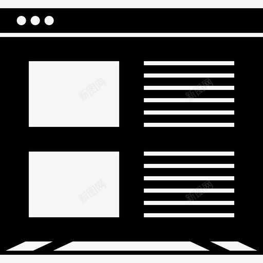 博客网站模型在线svg_新图网 https://ixintu.com 网站 博客 博客网 模型 在线 页面 网页 网页浏览 浏览器 网页设计 线框