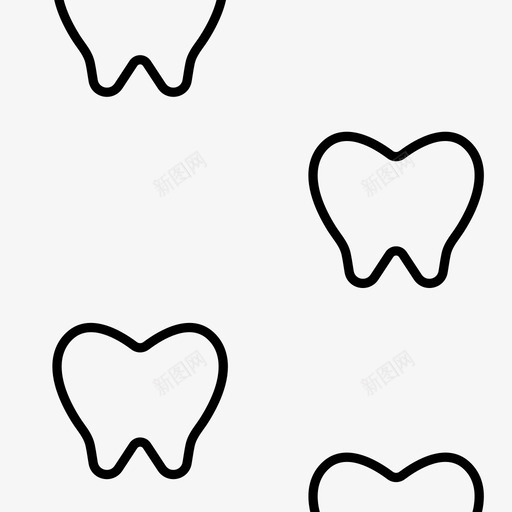 牙齿模式牙科牙医svg_新图网 https://ixintu.com 牙齿 模式 牙科 牙医 无缝 微笑