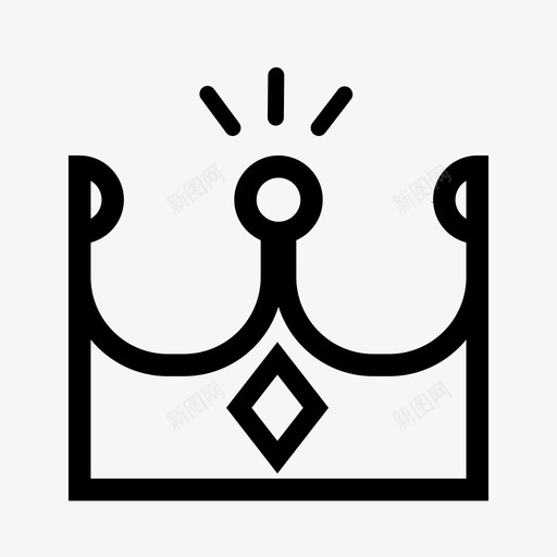 金皇冠钻石国王svg_新图网 https://ixintu.com 金皇冠 皇冠 钻石 国王 王后 皇室 宝藏