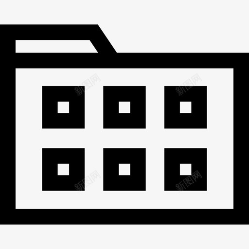 文件夹存档数据svg_新图网 https://ixintu.com 文件夹 存档 数据 文件 胶片 邮件 图片 窗口 粗体