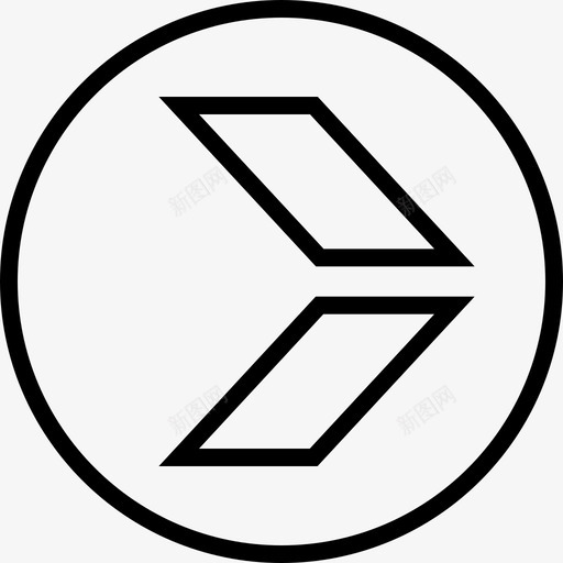 向右箭头指针移动svg_新图网 https://ixintu.com 箭头 向右 指针 移动 延伸 向前进 上升 规则
