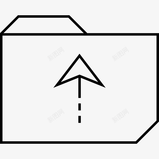 文件夹向上选项卡组织svg_新图网 https://ixintu.com 文件夹 向上 选项 组织 文件 定向 数据 箭头 存档 浅色
