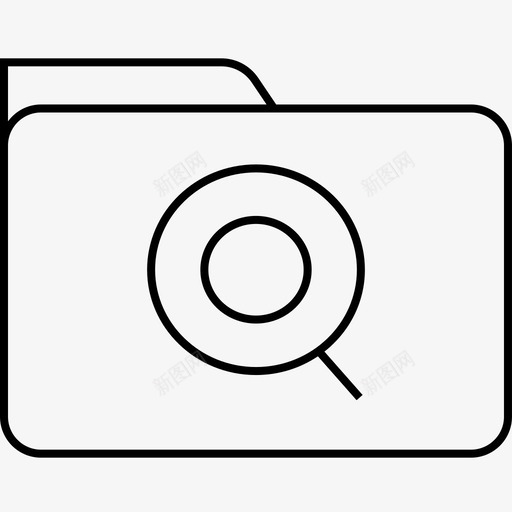 web文件夹识别内容搜索文档svg_新图网 https://ixintu.com 文件夹 识别 内容 搜索 文档 定位 查找 文件 数据 存档 查询