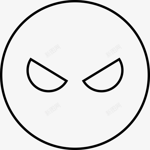 愤怒不保持svg_新图网 https://ixintu.com 表情 愤怒 不保 保持 金色 情感 大胆 出售 脸瘦