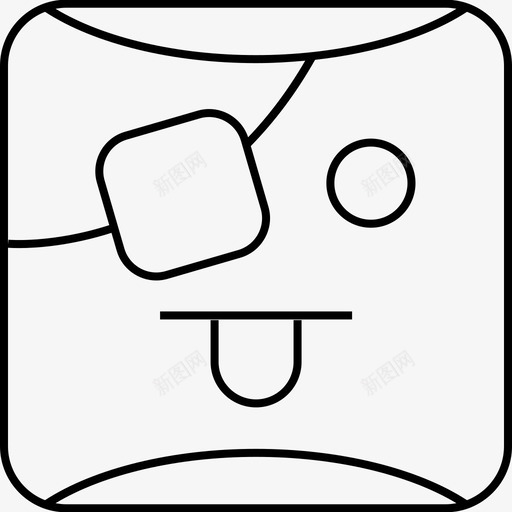 吐舌头头像表情svg_新图网 https://ixintu.com 表情 舌头 头像 情绪 脸光