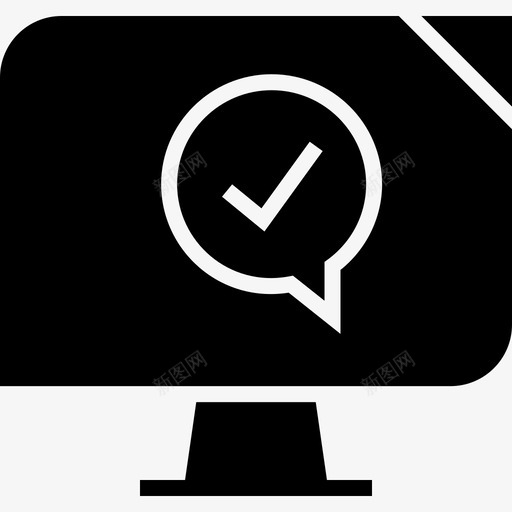 在线对话泡泡聊天电脑监控svg_新图网 https://ixintu.com 在线 对话 泡泡 聊天 电脑 监控 短信 字形