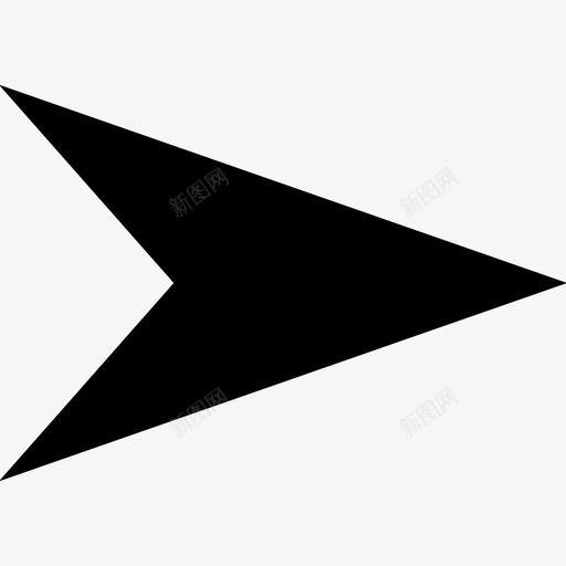 右箭头投射物指针svg_新图网 https://ixintu.com 箭头 投射物 指针 导弹 方向 飞镖 光标 字形