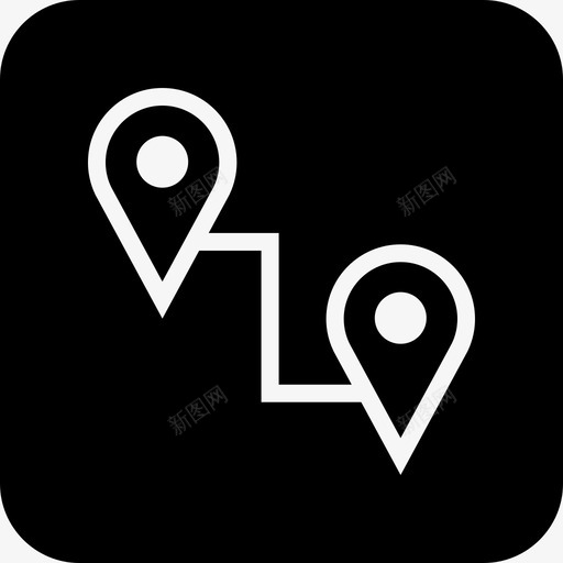 地图别针保存位置svg_新图网 https://ixintu.com 地图 别针 保存 位置 定位 查找 方向 连接 区域 站点导航 字形