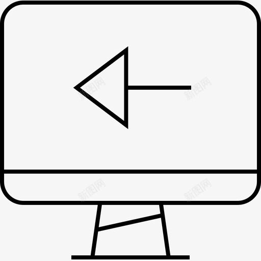 左数据出口svg_新图网 https://ixintu.com 信息 数据 出口 显示器 图形