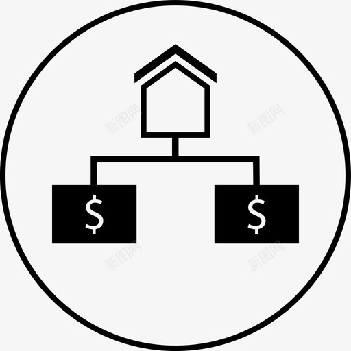 家居策略金钱房子svg_新图网 https://ixintu.com 家居 策略 金钱 房子 购房 数据 消费者 商业 预算 支出 房地产