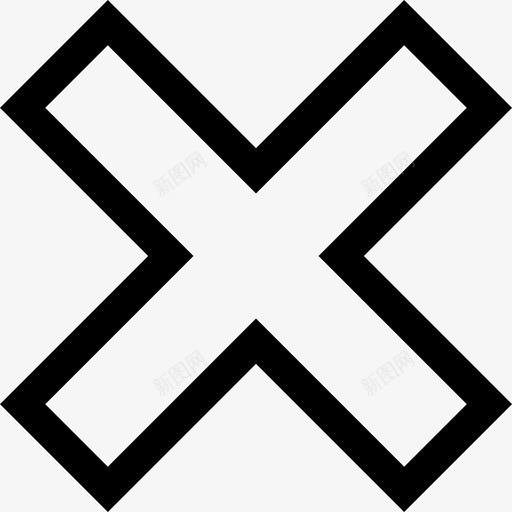 十字抽象6粗体svg_新图网 https://ixintu.com 十字 抽象 粗体