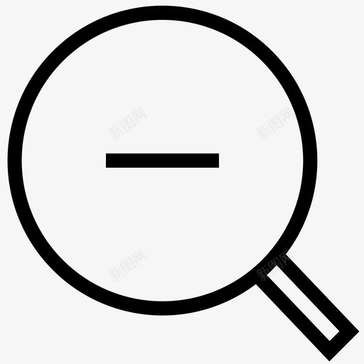 缩小并集工具svg_新图网 https://ixintu.com 缩小 集工 工具 信号 延迟 标记 放大镜 指示 玻璃 基本 线图
