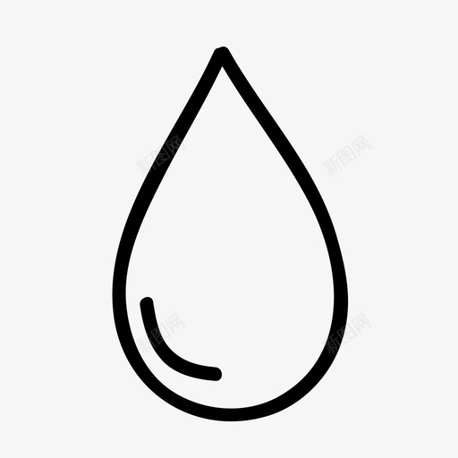 闪亮水滴手绘液体svg_新图网 https://ixintu.com 水滴 闪亮 手绘 液体 水分
