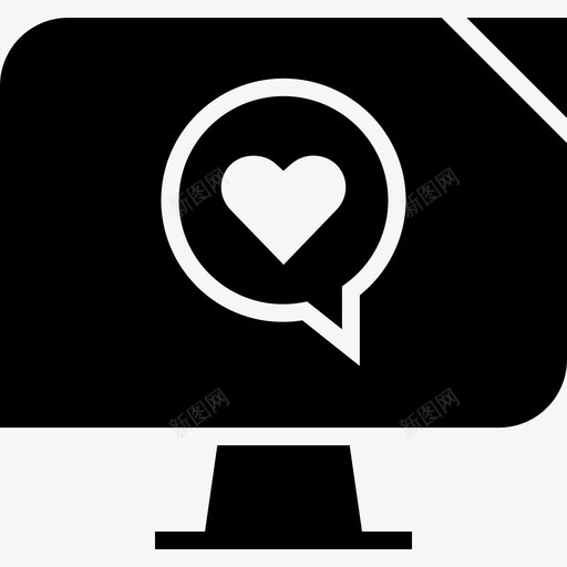 在线对话泡泡聊天电脑监控svg_新图网 https://ixintu.com 在线 对话 泡泡 聊天 电脑 监控 短信 字形