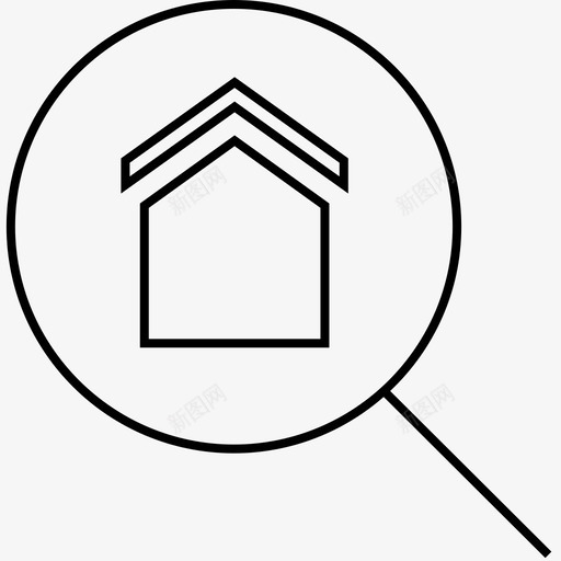 搜房买房子svg_新图网 https://ixintu.com 搜房 买房 房子 网上 房地产