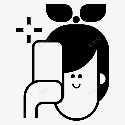 自拍化身脸svg_新图网 https://ixintu.com 自拍 化身 女孩 照片 肖像