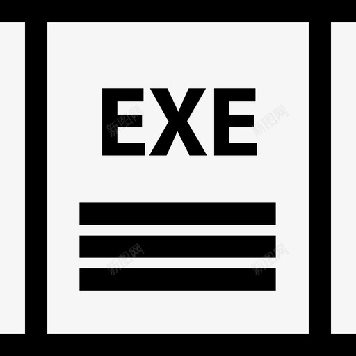 exe数据文档svg_新图网 https://ixintu.com 文件名 数据 文档 扩展名 文件 名称 保存 可执行 粗体
