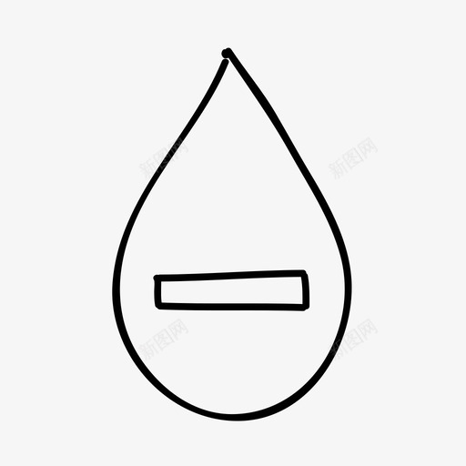 负液滴手绘液体svg_新图网 https://ixintu.com 负液滴 手绘 液体 水滴
