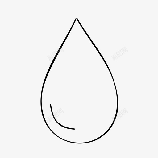 闪亮水滴手绘液体svg_新图网 https://ixintu.com 水滴 闪亮 手绘 液体 水分