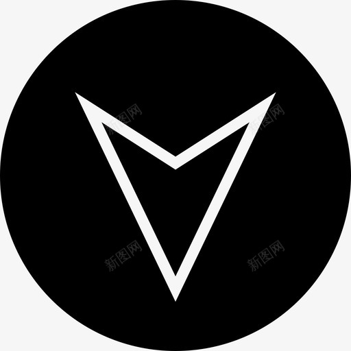 向下箭头继续指针svg_新图网 https://ixintu.com 箭头 向下 继续 指针 信息 方向 点击 占星术 视图 字形