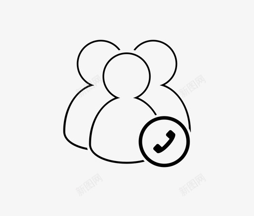 用户呼叫组svg_新图网 https://ixintu.com 用户 呼叫 电话 配置文件