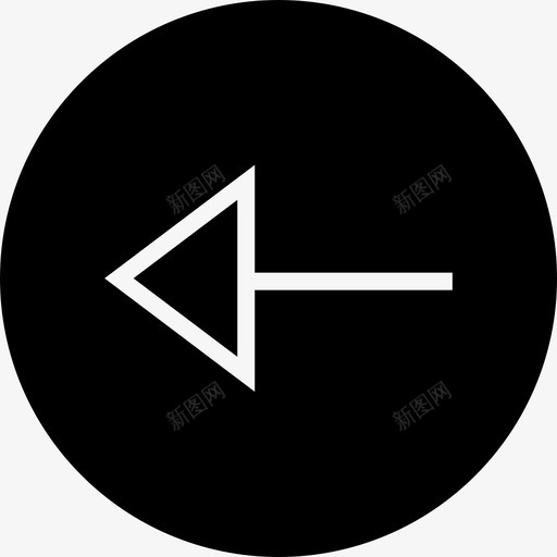 向左箭头方向svg_新图网 https://ixintu.com 向左 箭头 方向 向下 水平 指针 指向 侧向 导航 符号