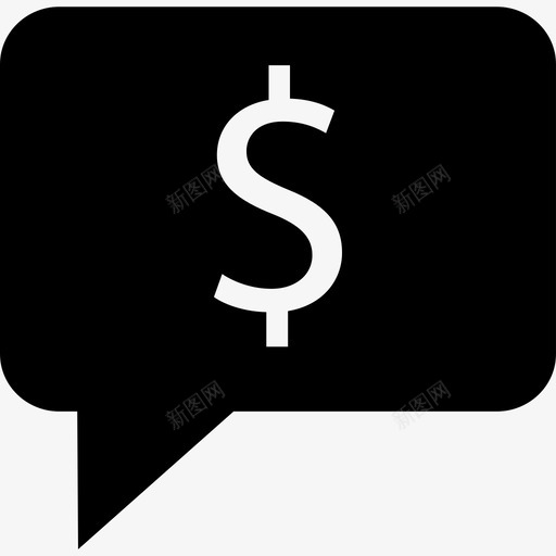 美元现金聊天svg_新图网 https://ixintu.com 美元 现金 聊天 国际 货币 贸易 美国 金融 字形