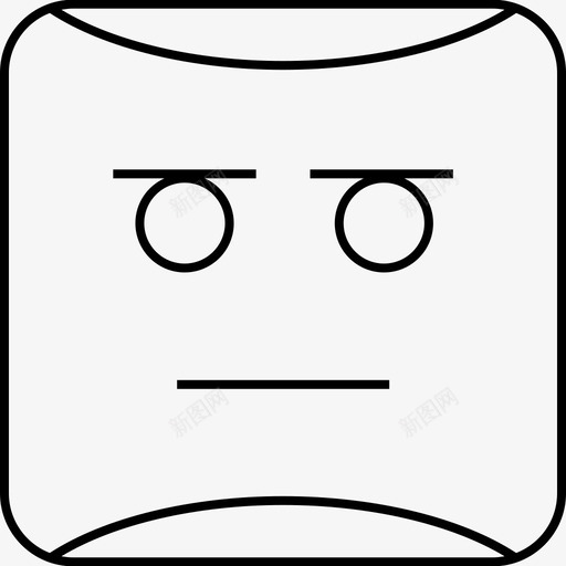 中立化身表情svg_新图网 https://ixintu.com 表情 中立 中立化 化身 情绪 脸轻