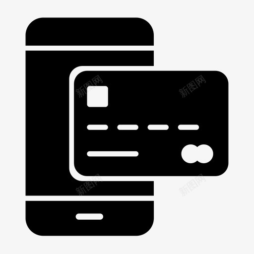 移动信用信用卡货币svg_新图网 https://ixintu.com 移动 信用 信用卡 货币 支付 交易