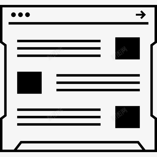 网站线框创意设计svg_新图网 https://ixintu.com 网站 线框 创意 计在 线线 大纲