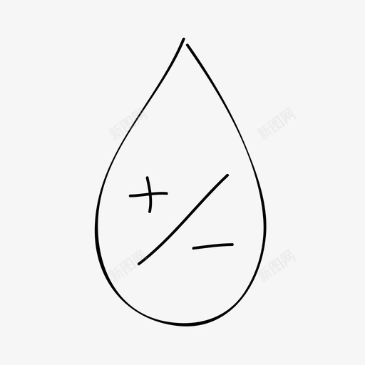 正负液滴手绘液体svg_新图网 https://ixintu.com 正负 液滴 手绘 液体 水滴