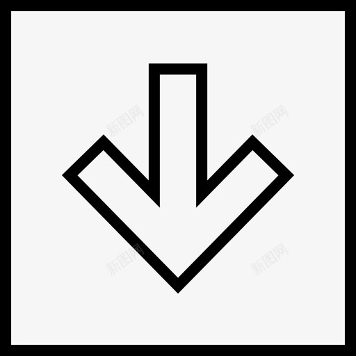 向下向上信号svg_新图网 https://ixintu.com 指针 箭头 向下 向上 信号 道路 行驶 方向 抽象 车辆