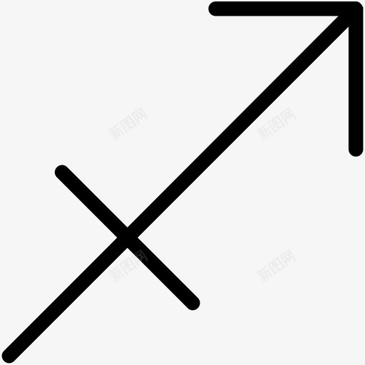 射手座星座黄道带svg_新图网 https://ixintu.com 射手 星座 黄道