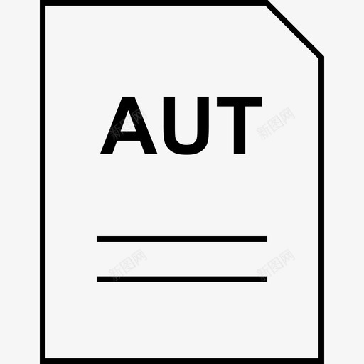 aut1文档svg_新图网 https://ixintu.com 文档 扩展名 文件 页面 文件名