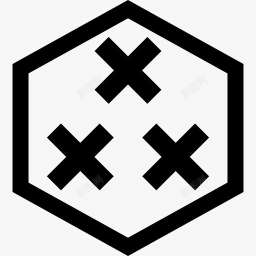 抽象六边形抽象4粗体svg_新图网 https://ixintu.com 抽象 六边形 粗体