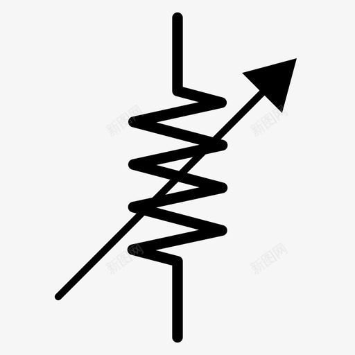 可变电阻器减法原理图svg_新图网 https://ixintu.com 可变 电阻器 原理 电子 基本 符号 减法 正向 删除 另一 加法