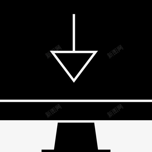 向下计算机联机svg_新图网 https://ixintu.com 向下 计算机 联机 信息 图形 字形
