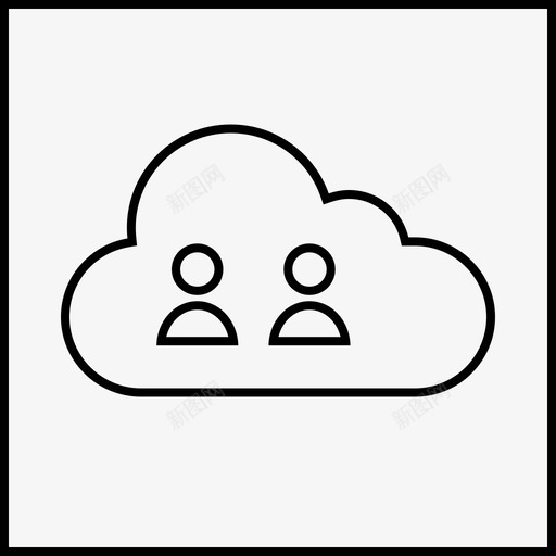 云活动用户在线2svg_新图网 https://ixintu.com 活动 用户 在线