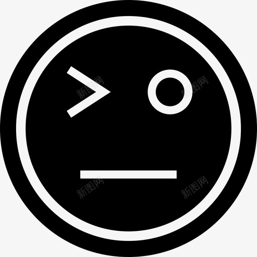 眨眼推迟加上svg_新图网 https://ixintu.com 表情 眨眼 推迟 加上 更多 忽略 情绪 符号 字形