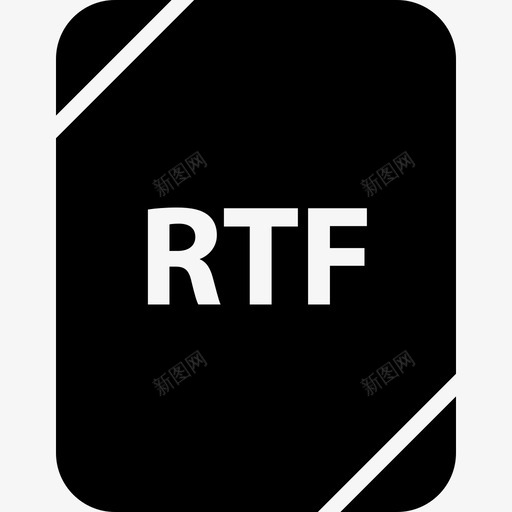 rtf名称标记svg_新图网 https://ixintu.com 名称 标记 指示 忽略 文件 扩展名 文档 检查 签名 文件名 字形