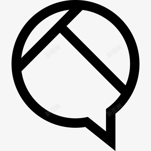 聊天信息文字短信息svg_新图网 https://ixintu.com 聊天 信息 短信 文字 帖子 对话 泡泡 注意 粗体