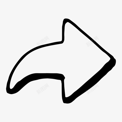 分享facebook转发svg_新图网 https://ixintu.com 手绘 分享 转发 素描 图标