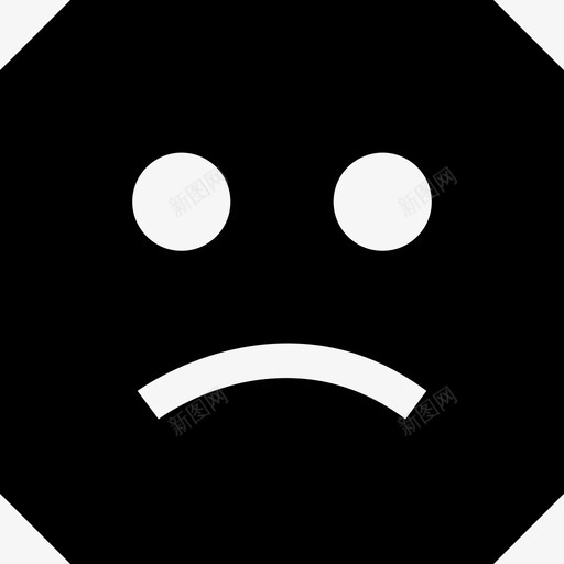 悲伤化身卡通svg_新图网 https://ixintu.com 表情 符号 悲伤 化身 卡通 情感 眼睛 脸嘴 字形