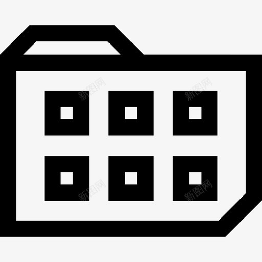 文件夹存储六svg_新图网 https://ixintu.com 文件夹 文件 存储 报告 数据 课堂 作业 档案 思想 粗体
