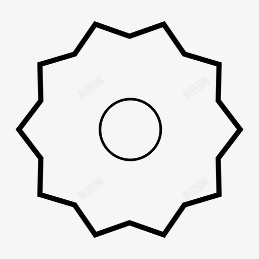 圆锯片刀武器svg_新图网 https://ixintu.com 圆锯 锯片 武器